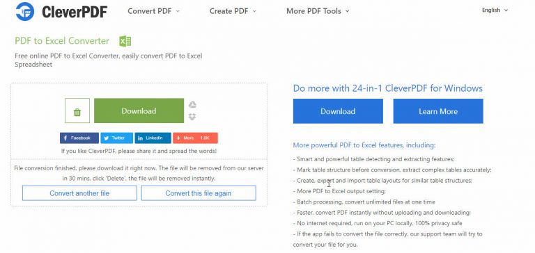 best pdf to excel converter online free without email