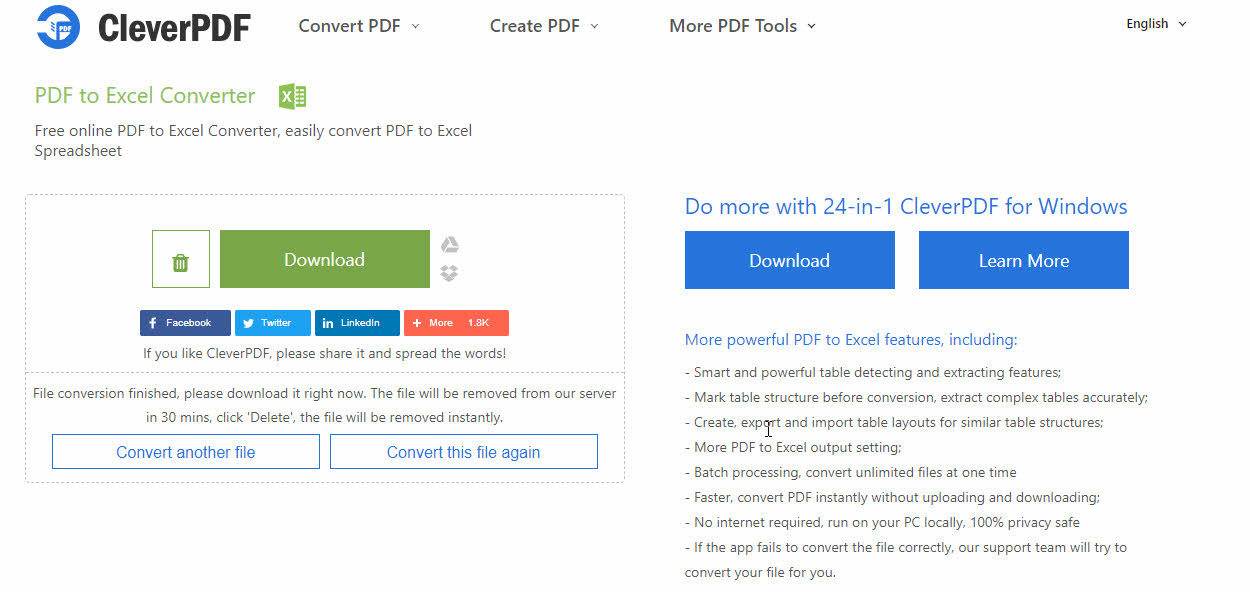 pdf to editable excel converter online without email