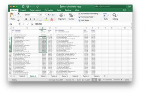 pdf to excel online without email